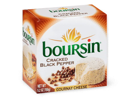 Boursin Cracked Black Pepper Gournay Cheese Spread