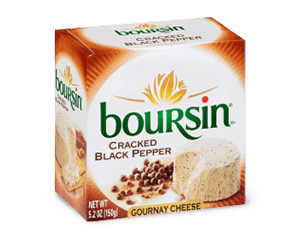 Boursin Cracked Black Pepper Gournay Cheese Spread