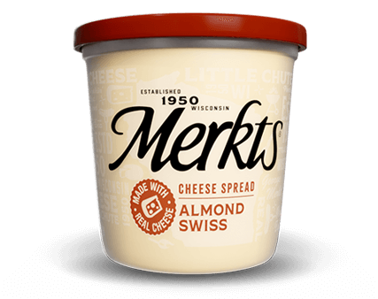 Merkts Almond Swiss Cold Packed Cheese Spread