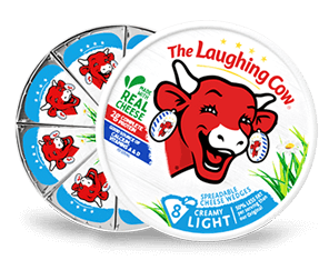 The Laughing Cow Creamy Swiss Light Cheese Wedges