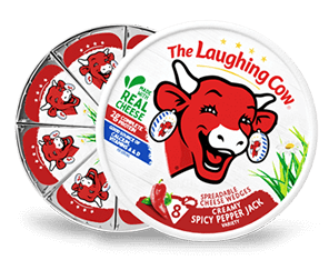 The Laughing Cow Creamy Spicy Pepperjack Cheese Wedges