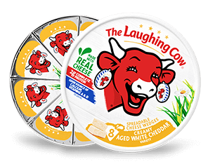 The Laughing Cow Creamy Aged White Cheddar Cheese Wedges