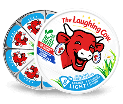 The Laughing Cow Creamy Swiss Light Cheese Wedges