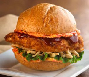 Crispy Bourbon Chicken Sandwich Recipe