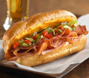 Turkey, Ham, and Cheddar Grinder Recipe