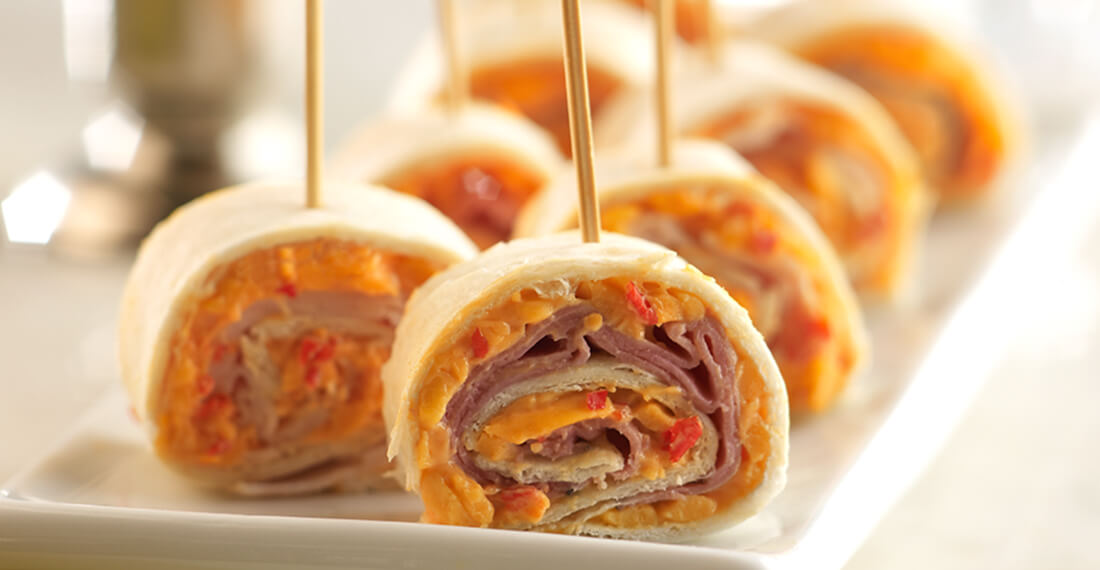 Ham & Cheese Tortilla Rollups Recipe