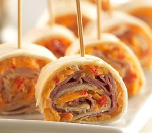Ham & Cheese Tortilla Rollups Recipe