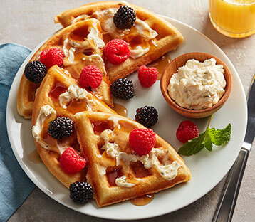 Savory Belgian Waffles Recipe