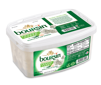 Boursin Frozen Cubes for Food Service