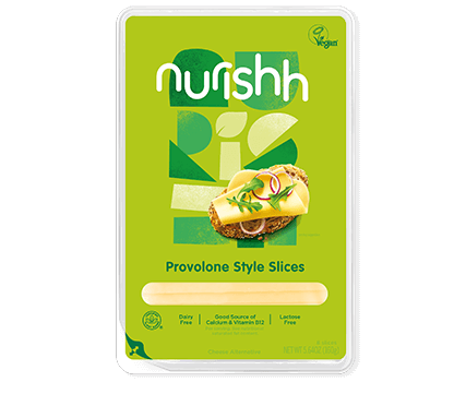 Nurishh Provolone Style Vegan Cheese Slices