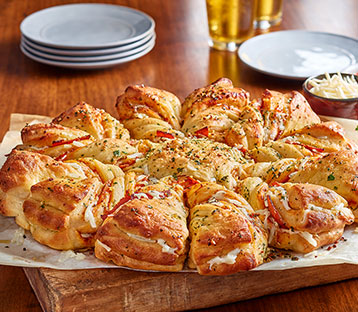 Vegan Pull-Apart Pizza with Nurishh Mozzarella Recipe