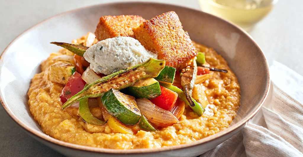DairyFree Vegetarian Grits Recipe Bel Brands Foodservice