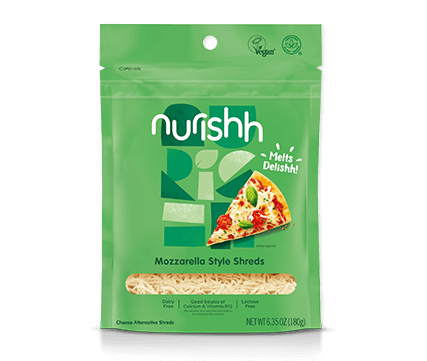 Nurishh Plant-Based Mozzarella Style Shreds
