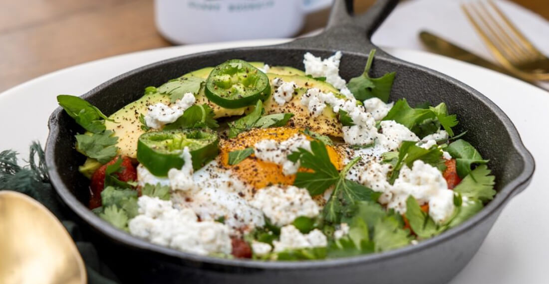 Shakshuka Breakfast Skillet with Boursin