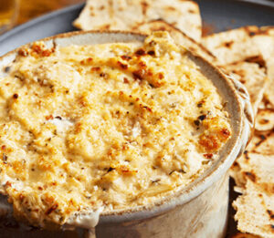 Baked Artichoke Dip with Boursin Cheese