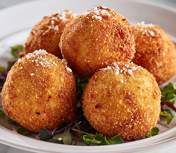 Garlic & Herb Potato Croquettes with Boursin Cheese