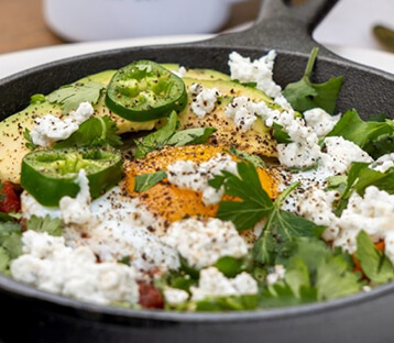 Shakshuka Breakfast Skillet with Boursin