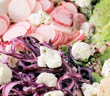 Summer Grain Bowl with Boursin Cheese