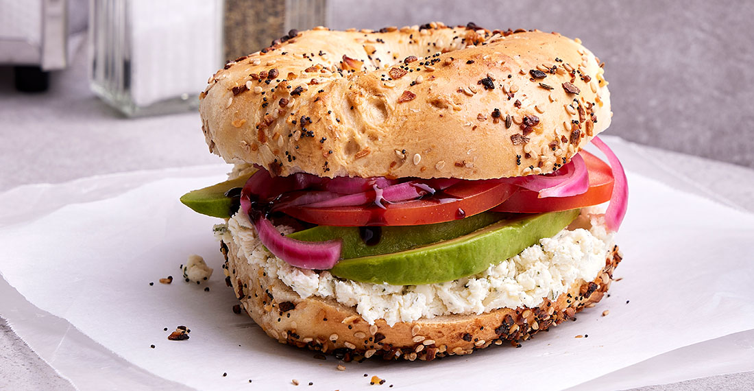 “Avocado Toast” Breakfast Bagel
