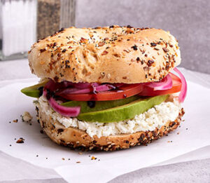 “Avocado Toast” Breakfast Bagel
