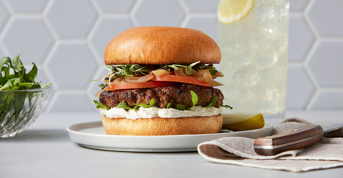 Fork And Knife Burger with Boursin