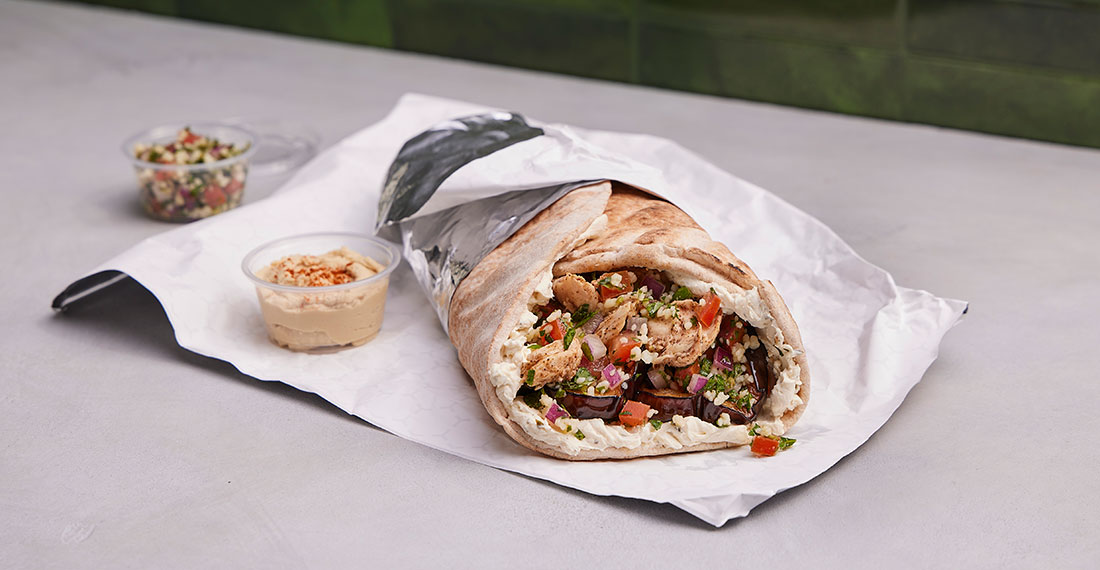 Shawarma Naan Made With Boursin