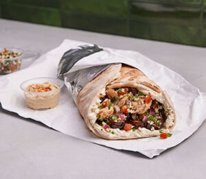Shawarma Naan Made With Boursin